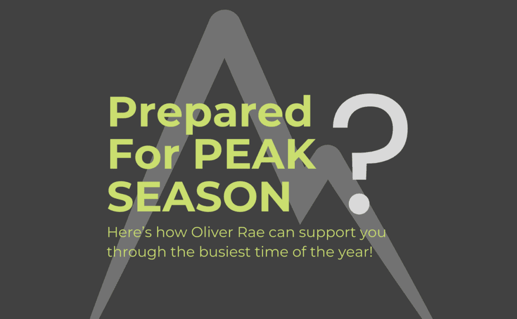 prepared for peak season?